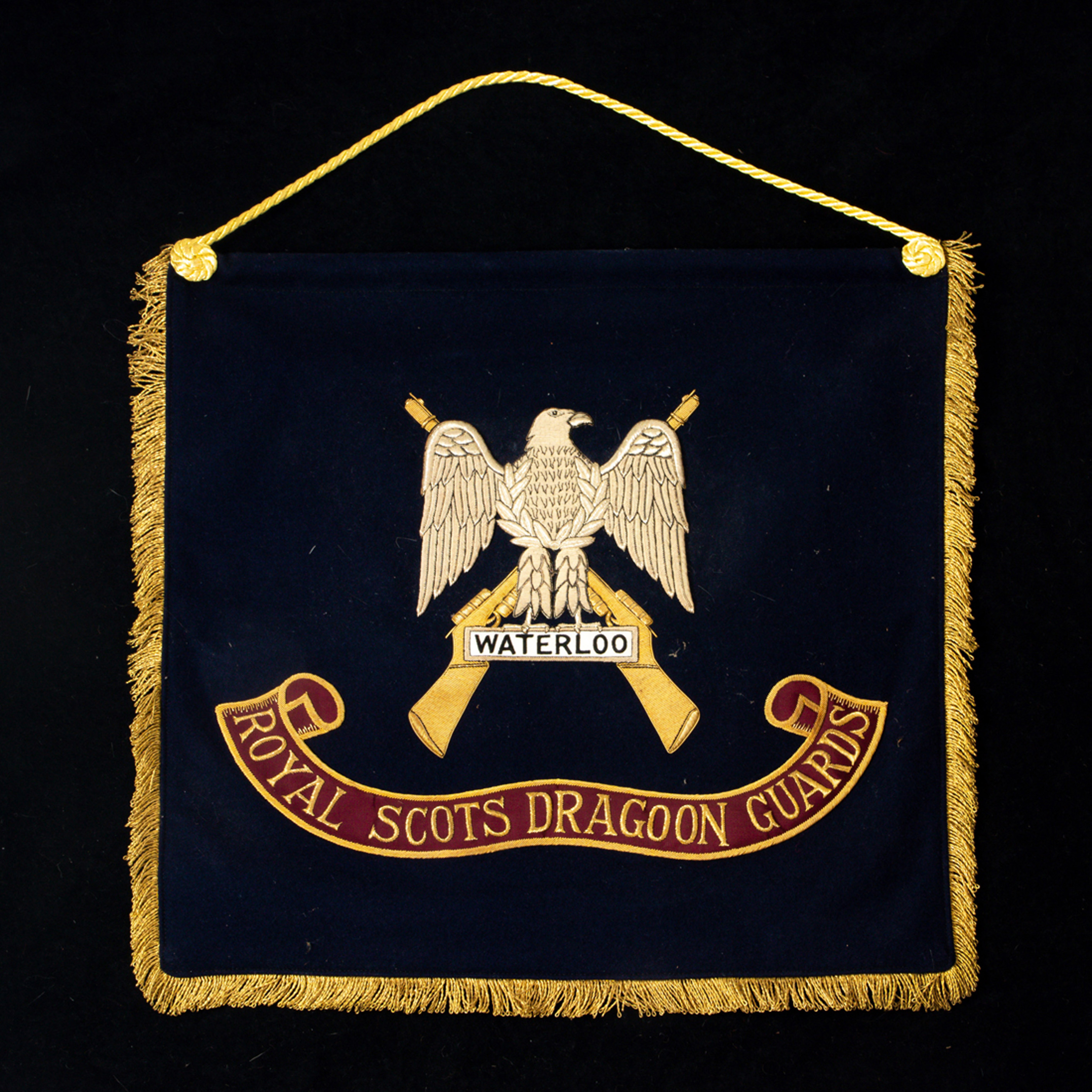 A ROYAL SCOTS DRAGOON GUARD HANGING