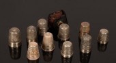 A Royal Spa silver thimble, He