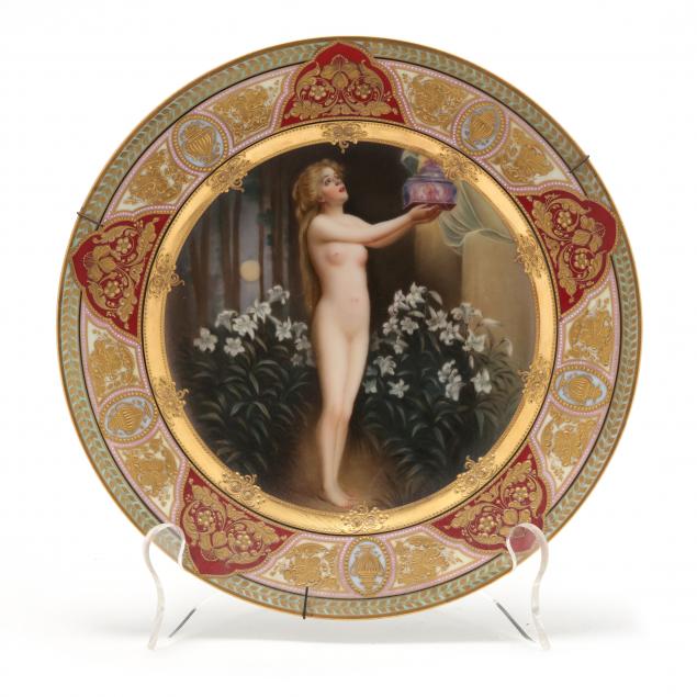 A ROYAL VIENNA PANDORA CABINET