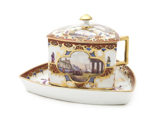 *A Royal Vienna Porcelain Covered