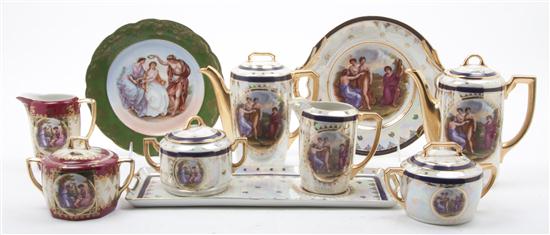 A Royal Vienna Porcelain Dessert