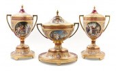 A Royal Vienna Porcelain Garni