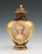 A Royal Vienna Porcelain Portr
