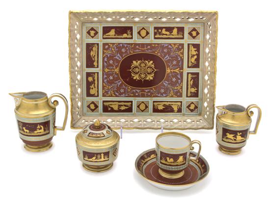 A Royal Vienna Porcelain Tea
