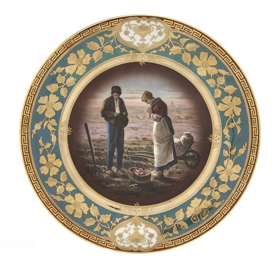 A Royal Vienna Style Porcelain
