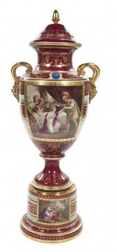 A Royal Vienna Style Porcelain