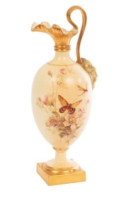 A Royal Worcester blush ivory