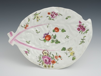 A Royal Worcester Leaf Plate