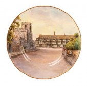 A Royal Worcester plate by Har