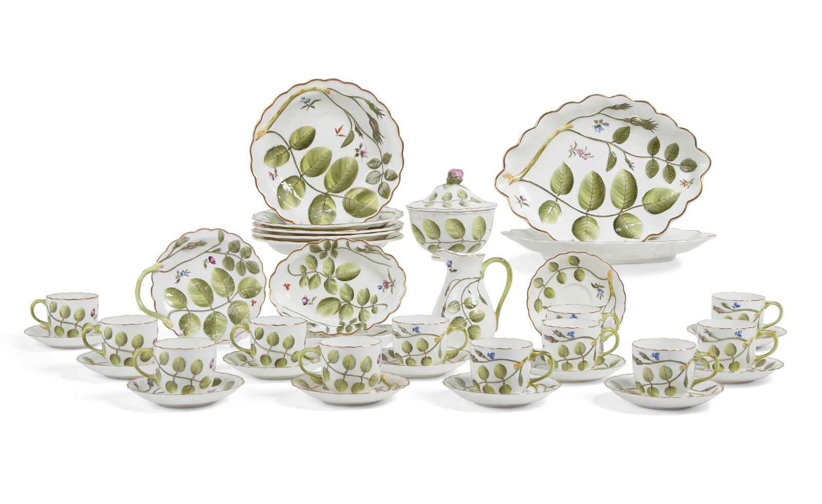 A ROYAL WORCESTER PORCELAIN PART