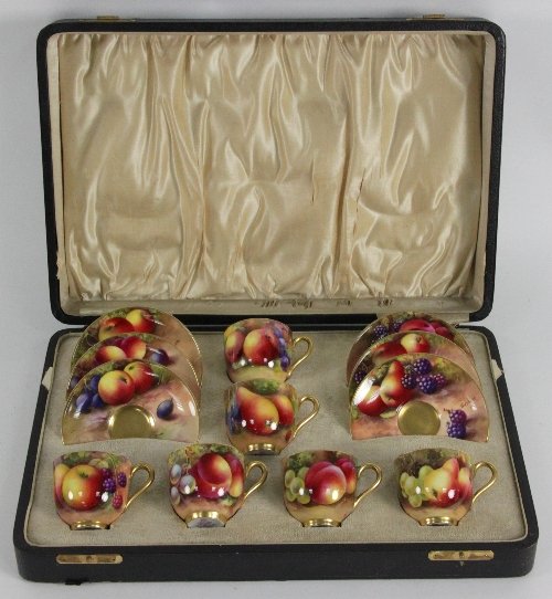 A Royal Worcester set of six