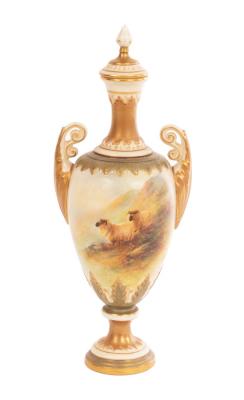 A Royal Worcester two-handled