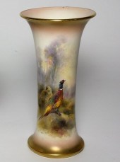 A Royal Worcester vase of wais