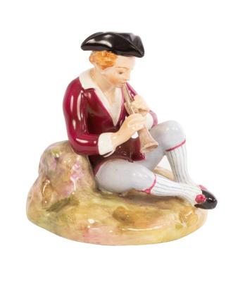 A Royal Worcester Watteau figure of