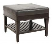 A. RUDIN BLACK LEATHER AND STA