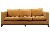 A. RUDIN VELVET-UPHOLSTERED SO