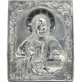 A RUSSIAN 84 SILVER RELIEF PLA