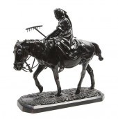 *A Russian Bronze Figural Grou