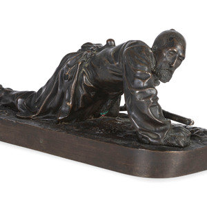 A Russian Bronze Figure of a