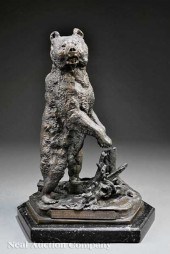 A Russian Bronze of a "Rearing
