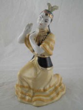 A Russian ceramic figure of a