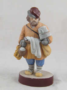A Russian ceramic Gardner figure of