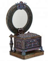 A RUSSIAN CLOISONNé ENAMEL VAN