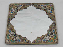 A Russian cloisonne enamelled