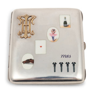 A Russian Enameled Silver 