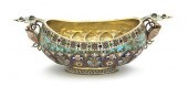 A Russian Gilt Silver and Enam