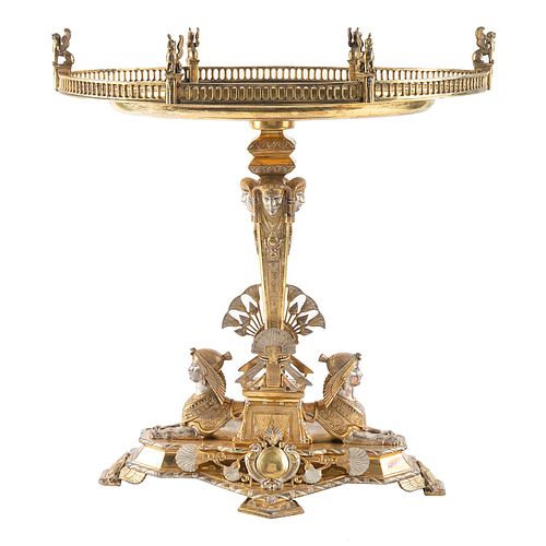 A RUSSIAN GILT SILVER