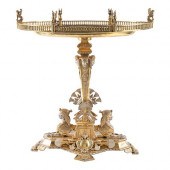 A RUSSIAN GILT SILVER CENTERPI