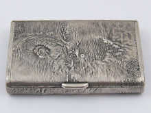 A Russian hallmarked silver