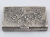 A Russian hallmarked silver ci