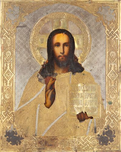A RUSSIAN ICON OF CHRIST
