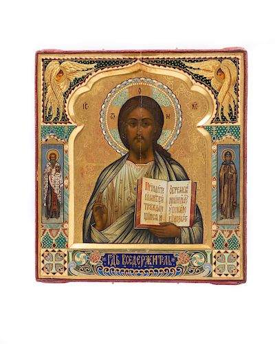 A RUSSIAN ICON OF CHRIST