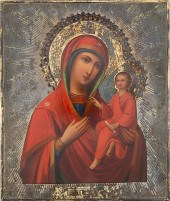 A RUSSIAN ICON OF THE IVERSKAY