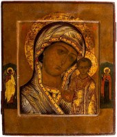 A RUSSIAN ICON OF THE KAZANSKA