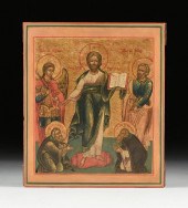 A RUSSIAN ICON, "TRANSFIGURATI
