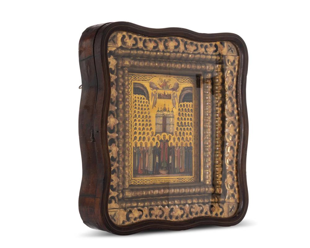 A RUSSIAN ICONA Russian icon,  19th