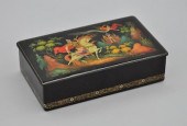 A Russian Laquer Papier Mache