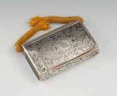A Russian Niello Silver and Go