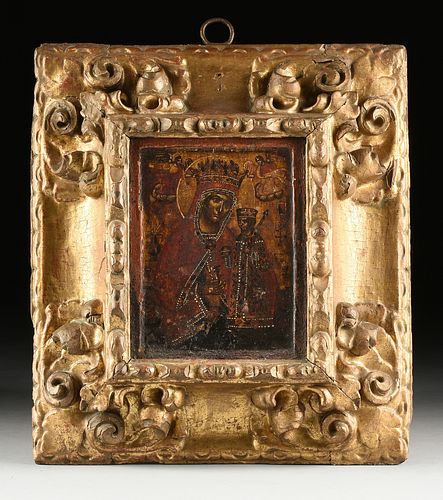 A RUSSIAN ORTHODOX ICON, "?????