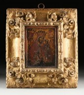 A RUSSIAN ORTHODOX ICON, "????