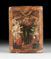 A RUSSIAN ORTHODOX ICON, "THEO