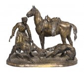 A Russian Parcel Gilt Bronze F