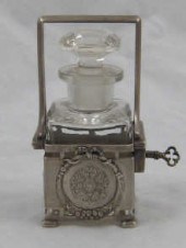 A Russian perfume bottle in lo