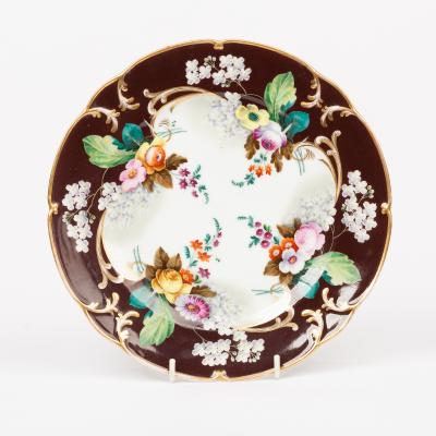 A Russian plate, circa 1860,