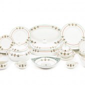 A Russian Porcelain Dinner Ser