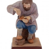 A Russian Porcelain Figure of